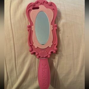 Moschino mirror phone case